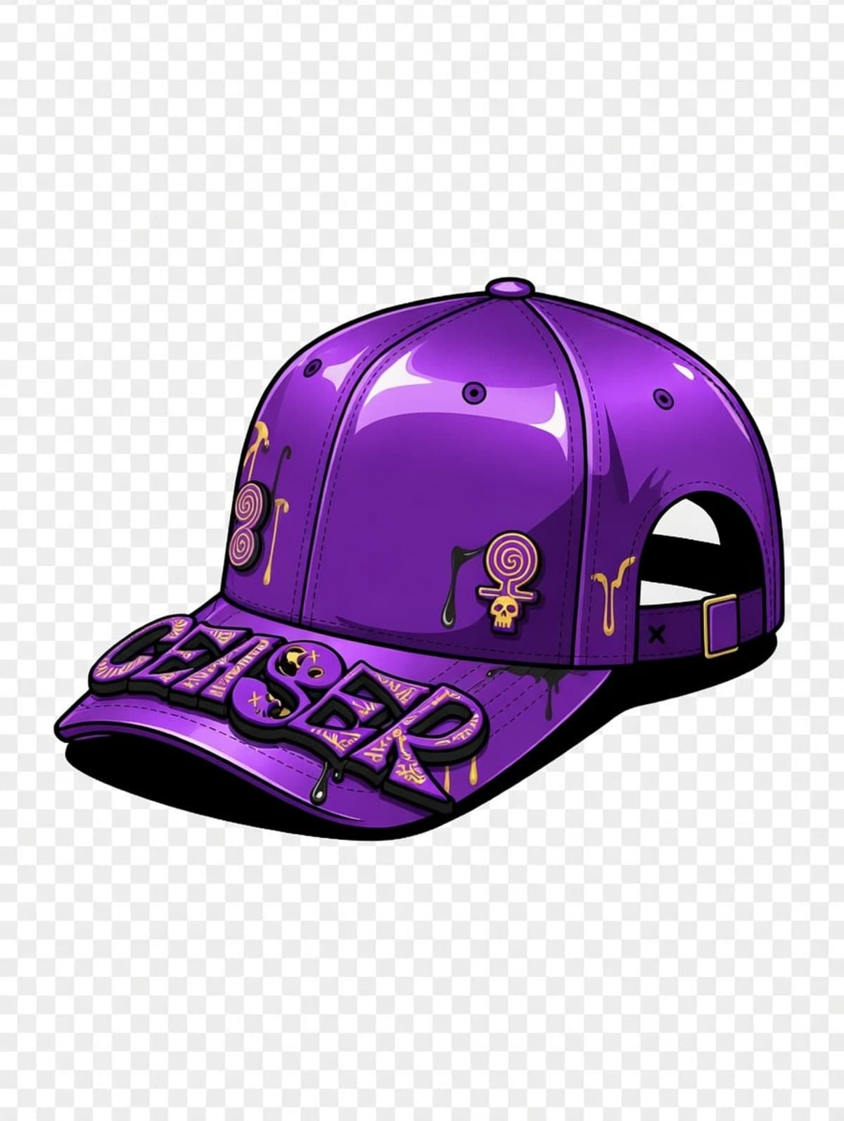 Purple Beast (FACE-CAPS AND NOSEMASK) — view 1